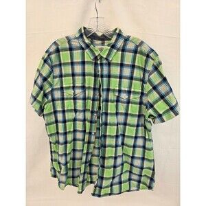 Vintage Sears Roebuck And Co. Flannel Shirt Mens Multicolor Plaid Button Up